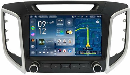Магнитола для Hyundai Creta 1 2016-2021 (без штатной КЗВ, рамка с крутилками) - Teyes CC4-PRO монитор 9.5" 2K QLED на Android 13, Snapdragon 778G, ИИ, CarPlay, DSP, 4G SIM-слот