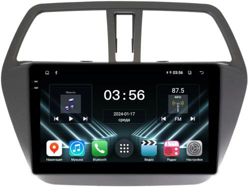 Магнитола для Suzuki SX4 2 2013-2021 - FarCar DX337M монитор 9.5" IPS на Android 13, 4+64Гб, CarPlay