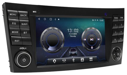 Магнитола для Mercedes-Benz E (W211) 2002-2010, CLS W219 - Kuberg MKD-7011-S10 Android 12, ТОП процессор, 4Гб+64Гб, CarPlay, SIM-слот