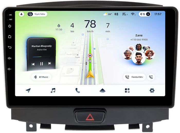 Магнитола для Infiniti EX25, EX37, QX50 2010-2017 - Teyes CC4L монитор 9" IPS на Android 14, Snapdragon 662, CarPlay, 4G SIM-слот