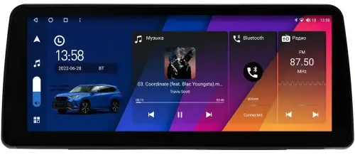 Магнитола для Audi Q5 2008-2016 - Canbox H-Line 0591 монитор 12.3" QLED в стиле BMW на Android 10, ТОП-процессор, CarPlay, 4G SIM-слот