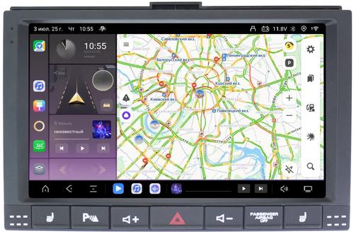 Магнитола для Volkswagen Touareg 2002-2010 - Kuberg SF-9306 QLed, Android 13, TS20, CarPlay, SIM-слот