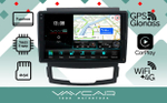 Магнитола для SsangYong Actyon II 2011-2013 - Vaycar VA69-3355-2K на Android 13, 8-ядер, 2K QLED, ТОП процессор, CarPlay, 4G SIM-слот