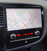 Магнитола для Mitsubishi Outlander 3 2019-2022 (прямоугольный климат) - Vaycar VA47-2005 на Android 13, 8-ядер, 2Гб-32Гб, 4G SIM-слот