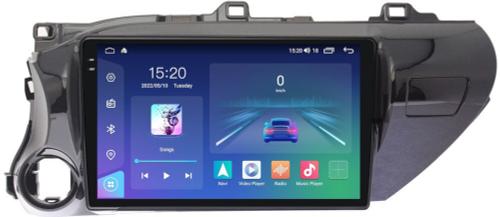 Магнитола для Toyota Hilux 8 2015-2023+ - Parafar PF063LUX2U2K на Android 13, Быстрая, QLED+2K, CarPlay, 4G SIM-слот