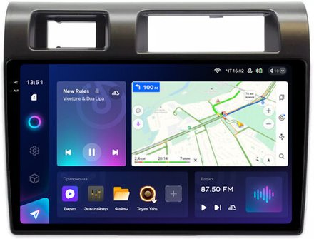 Магнитола для Toyota Land Cruiser 70 2007-2022 - Teyes CC3-2K QLed Android 10, ТОП процессор, SIM-слот, CarPlay