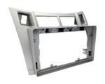 Комплект рамки с разъёмами 9" Toyota Yaris/Vitz P90 2004-2010 серебро тип 1