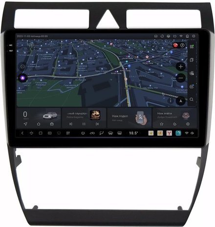 Магнитола для Audi A6 2001-2004 - Kuberg OL-9969 QLed+2K, Android 13, UIS7870 (DUDU7), CarPlay, SIM-слот