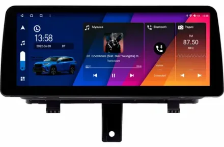 Магнитола для Audi Q3 2011-2019 - Canbox H-Line 0080 монитор 12.3" QLED в стиле BMW на Android 10, ТОП-процессор, CarPlay, 4G SIM-слот
