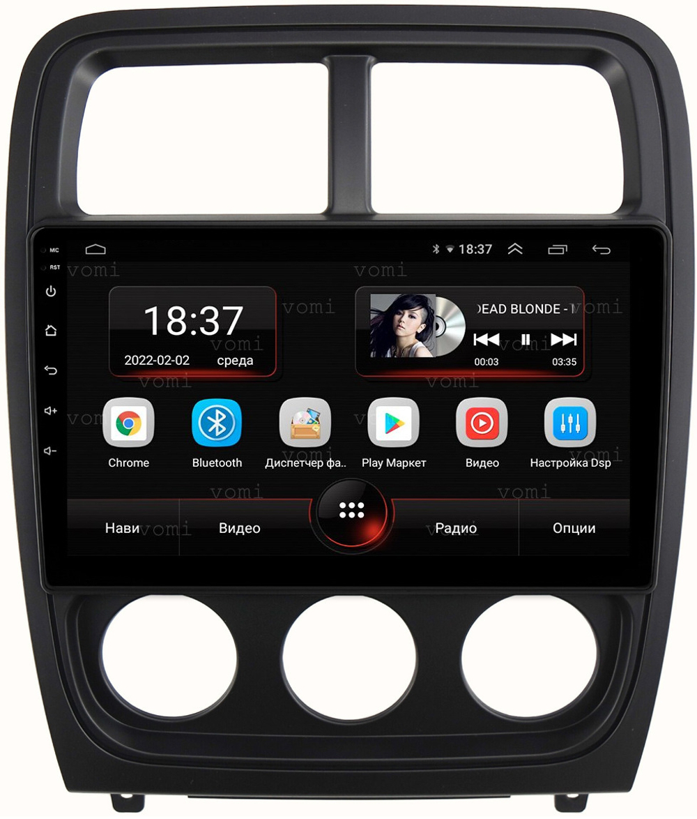 Магнитола для Dodge Caliber 2009-2012 - AK591R9-MTK Android 10, 8-ядер, 2Гб-32Гб