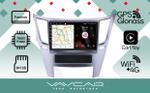 Магнитола для Subaru Legacy 5, Outback 4 2009-2014 (левый руль, рамка серебро) - Vaycar VA71-0061 на Android 13, Быстрая, 4G SIM-слот