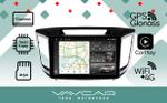 Магнитола для Hyundai Creta 1 2016-2021 (рамка 10) - Vaycar VA23-0407-2K на Android 13, 8-ядер, 2K QLED, ТОП процессор, CarPlay,4G SIM-слот