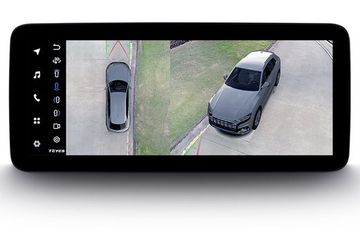 Магнитола для Toyota RAV4 5 2023+ (рынок Китай, ШГУ 10") - Teyes LUX ONE 360 монитор 12.3" на Android 10, CarPlay, 4G SIM-слот, 6/128 ГБ, 4 камеры в комплекте