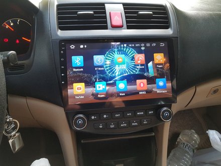 Магнитола для Honda Accord 7 2003-2008 - Canbox 1073 Qled, Android 10, ТОП процессор, SIM-слот