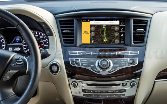 Навигационный блок для Infiniti QX60, JX35 2012-2016 (с сенсорным экраном) - Parafar PFB800 на Android 9, и