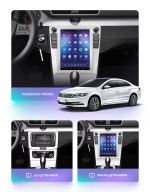 Магнитола для Volkswagen Passat B7 2011-2015, CC (климат) - Teyes TPRO 2 монитор 9.7" QLED в стиле "Тесла" на Android 10, TS10, 4G SIM-слот
