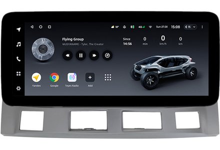 Магнитола для Toyota Estima 3 2006-2019 (JBL более 10 динамиков, рамка LUX) - Teyes LUX ONE ROUND монитор 12.3", Android 10, ТОП процессор, CarPlay, 4G SIM-слот