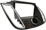 Магнитола для Ford Kuga 2 2017-2019 (SYNC 3, рамка с кнопками тип 1) - FarCar BM9-2K-8029F1B монитор 9.5" 2K QLED на Android 14, TS10, 4+32Гб, CarPlay, 4G SIM-слот