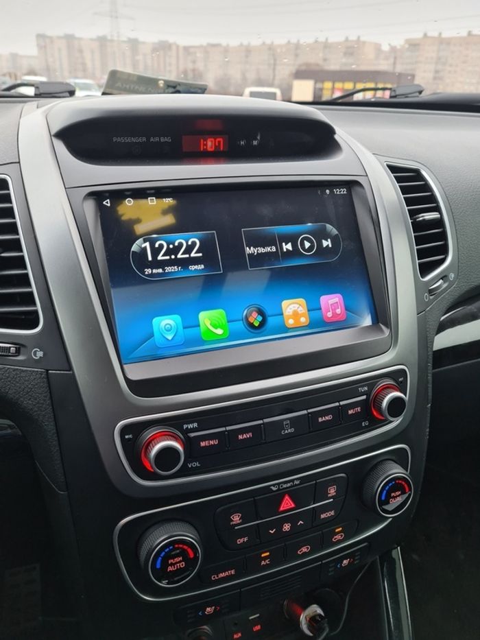 Магнитола для KIA Sorento 2012-2016 (климат на ШГУ) - Kuberg KR-9275-S10 Android 10, ТОП Процессор, CarPlay, 4G SIM-слот, 6/128ГБ