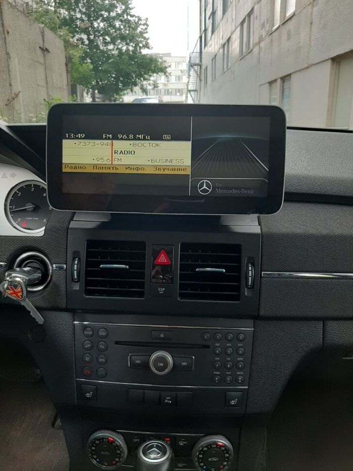 Магнитола для Mercedes-Benz C-класс W204 2007-2011 NTG 4.0 - RDL-7710-C монитор 12.3" на Android 13, Быстрая, CarPlay, 4G SIM-слот