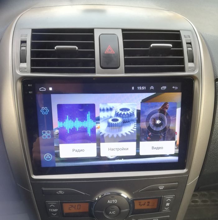 Магнитола для Toyota Corolla 2007-2013 - AIROC 2K RX-1104 Android 13, Быстрая, QLed+2K, CarPlay, SIM-слот