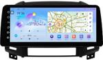 Магнитола для Hyundai Santa Fe 2 CM 2006-2012 (рамка черная) - FarCar монитор 12.3" 2K QLED на Android 14, Быстрая, CarPlay, 4G SIM-слот