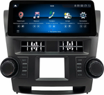 Магнитола для Toyota Highlander 2 (U40) 2007-2013 - Kuberg HP-T1231 монитор 12.3" в стиле BMW на Android 11, CarPlay, 4G SIM-слот