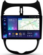 Магнитола для Peugeot 206 1998-2012 - Teyes CC3-2K QLed Android 10, Быстрая, SIM-слот, CarPlay
