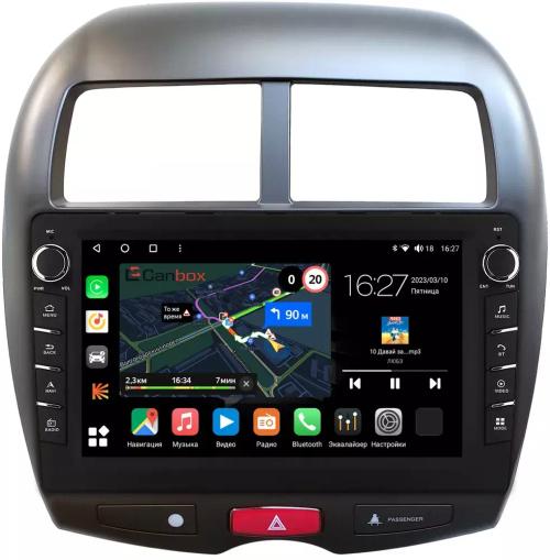 Магнитола для Mitsubishi ASX, Peugeot 4008, Citroen C4 Aircross 2010-2016 - Canbox 10-1213 Android 10, ТОП процессор, CarPlay, 4G SIM-слот