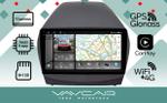 Магнитола для Hyundai ix35 2009-2015 - Vaycar VA23-0361-2K на Android 13, Быстрая, 2K QLED, CarPlay,4G SIM-слот