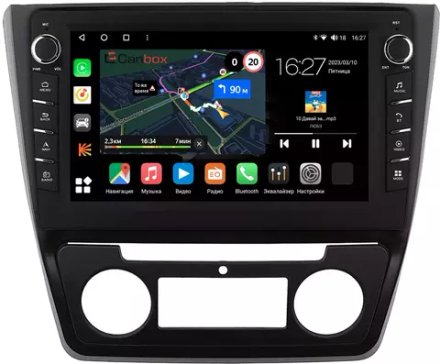 Магнитола для Skoda Yeti 2009-2018 (климат) - Canbox 10-1341 Android 10, ТОП процессор, CarPlay, 4G SIM-слот