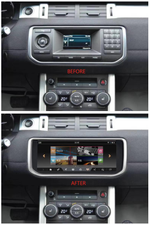 Магнитола для Range Rover Evoque 2011-2015 (штатный экран 5") - Kuberg MRW-8805 монитор 10.25", Android 11, 4G SIM-слот, CarPlay