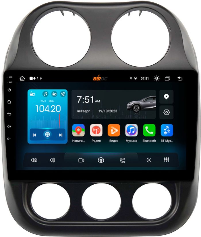 Магнитола для Jeep Compass 2011-2015 - Airok RX-2203 Android 13, ТОП процессор, 8/128, SIM-слот
