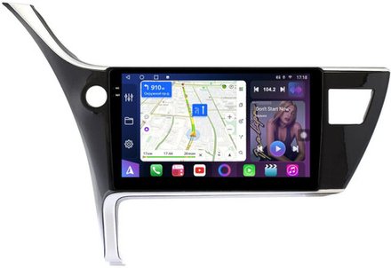 Магнитола для Toyota Corolla E180 2016-2019 (Китай) - FarCar 7210 монитор 10.36" QLED на Android 14, TS18, CarPlay, 4G SIM-слот