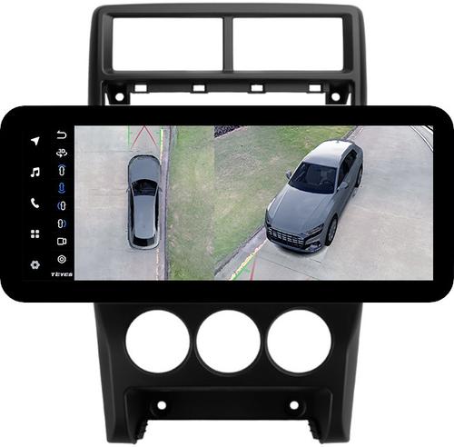 Магнитола для Lada Priora 2013-2018 (рамка тип 3) - Teyes LUX ONE 360 монитор 12.3" 2K QLED на Android 10, Быстрая, CarPlay, 4G SIM-слот, 4 камеры в комплекте