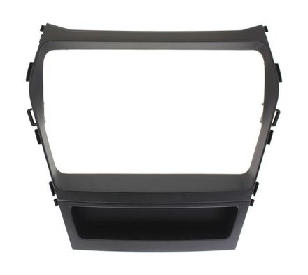 Комплект рамки с разъёмами 9"+CAN Hyundai Santa Fe 3 2012-2018 климат на ШГУ, поддержка усилителя и 360