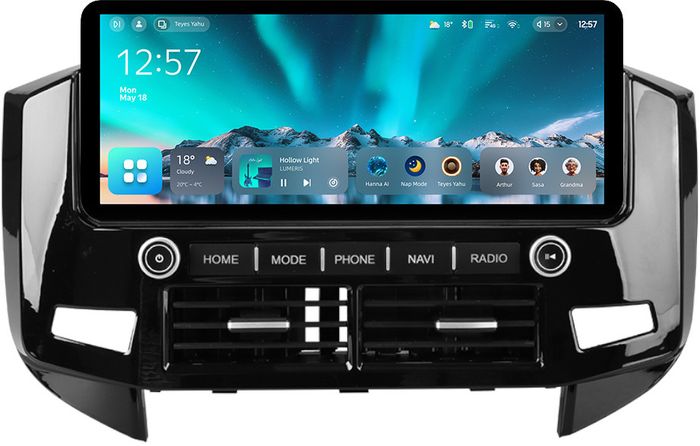 Магнитола для Mitsubishi Pajero 4 2012-2022 (штатная КЗВ) - Teyes CC4 монитор 12.3" 2K QLED + рамка LUX, Android 14, Быстрейшая, Snapdragon 680, DSP, CarPlay, 4G SIM-слот