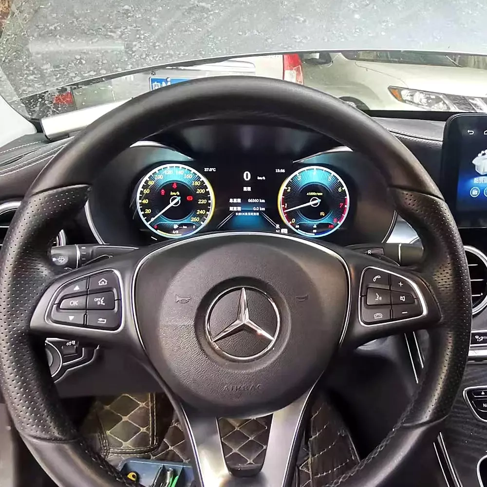 Электронная панель приборов Mercedes-Benz GLC 2014-2018 - 1301GLС с LCD / ЖК 12.3" экраном QLED
