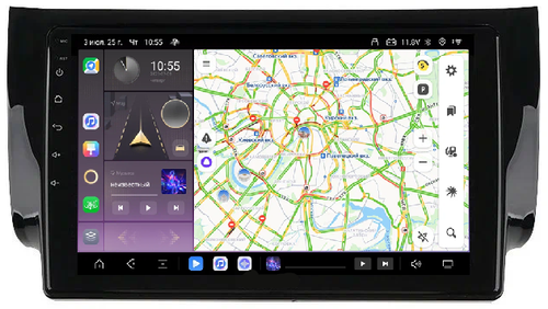 Магнитола для Nissan Sentra/Sylphy B17 2012-2023, Tiida 2015 - Kuberg OL-1666-1 QLed, Android 13, TS20, CarPlay, SIM-слот