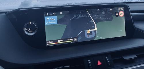 Магнитола для Lexus ES 2018-2021 (тач-пад) - Carsys LES-M2 монитор 12.3" на Android 10, Carplay, 4G SIM-слот, 8/128ГБ