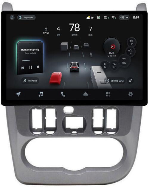 Магнитола для Renault Logan 1 2009-2014, Sandero 1 2010-2014 - Teyes CC4-PRO монитор 13" 2K QLED на Android 13, Snapdragon 778G, ИИ, CarPlay, DSP, 4G SIM-слот
