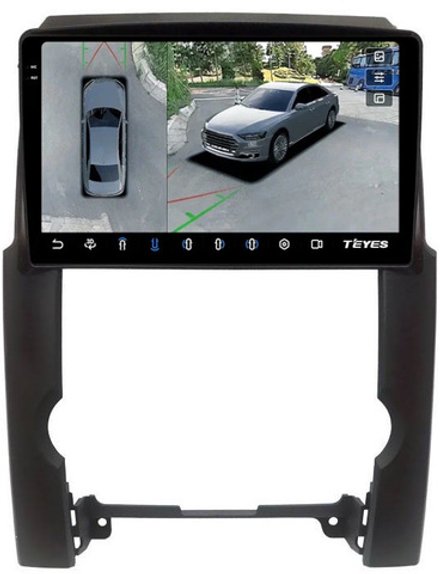 Магнитола для KIA Sorento XM 2009-2012 - Teyes CC3-2K-360 на Android 10, 2K QLED, 6Гб+128Гб, CarPlay, 4G SIM-слот, 4 камеры в комплекте
