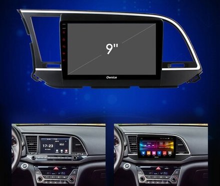 Магнитола для Hyundai Elantra 2016-2018 - Kuberg OL-9708 IPS, Android 10, 8 ядер (TS18), 4G SIM-слот