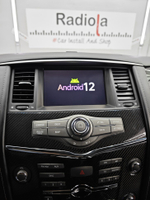 Мультимедиа блок с навигацией для Infiniti QX56 Y62, QX80 2010-2017 (с сенсорным экраном) - RDL-08IT на Android 12, Carplay, 4G SIM-слот, 8/128ГБ
