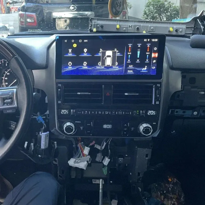 Магнитола для Lexus GX460 2009-2019 - Kuberg ZH-L1120 монитор 11" на Android 12, 8/128Гб, CarPlay, 4G SIM-слот