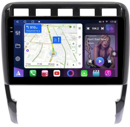 Магнитола для Porsche Cayenne 2002-2010 - FarCar 443M монитор 9.5" QLED на Android 14, TS18, CarPlay, 4G SIM-слот