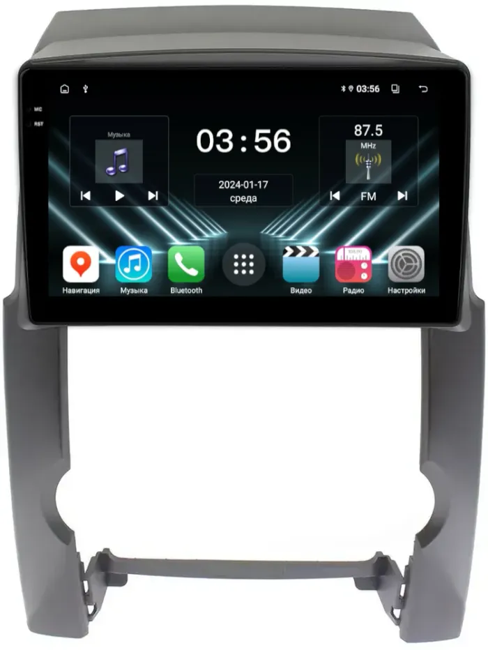 Магнитола для KIA Sorento 2 XM 2009-2012 - FarCar DX041M монитор 10.36" IPS на Android 13, 4+64Гб, CarPlay