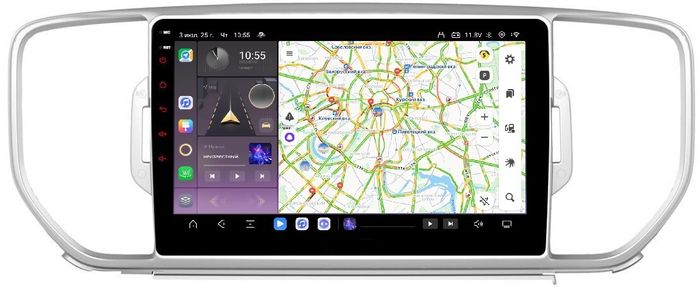 Магнитола для KIA Sportage 2016-2018 - Kuberg OL-9733 QLed, Android 13, TS20, CarPlay, SIM-слот
