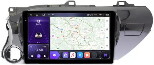 Магнитола для Toyota Hilux 8 2015-2023+ - Kuberg SF-1686 QLed+2K, Android 12, TS10, CarPlay, 4G SIM-слот