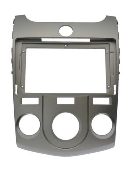 Комплект рамки с разъёмами 9" KIA Cerato 2008-2013 кондей (серебро)